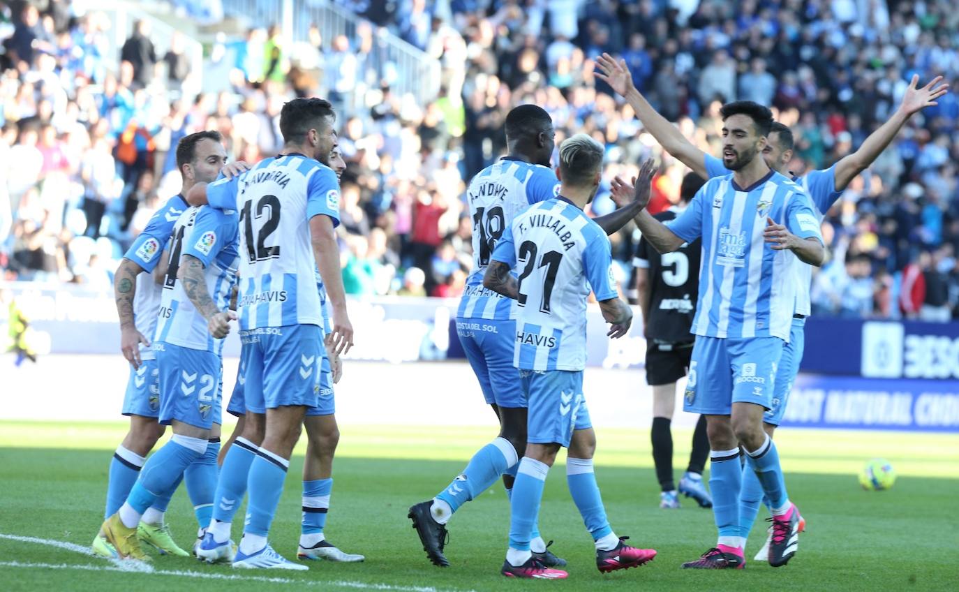 Las mejores imágenes del Málaga- Burgos