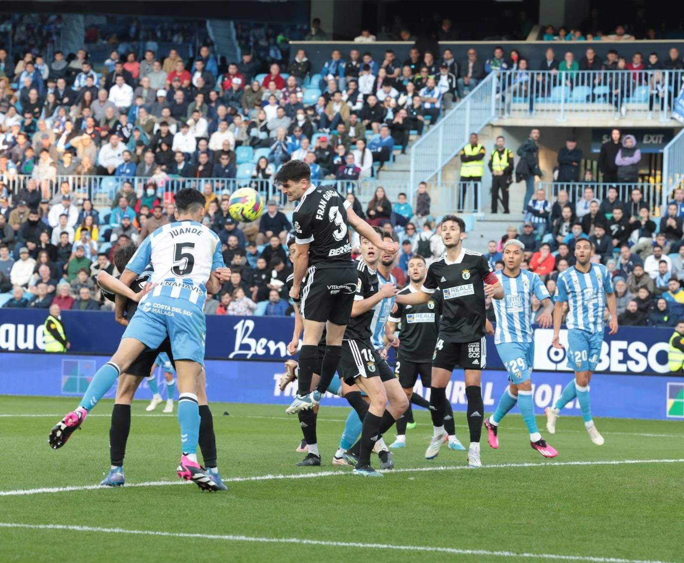 Las mejores imágenes del Málaga- Burgos