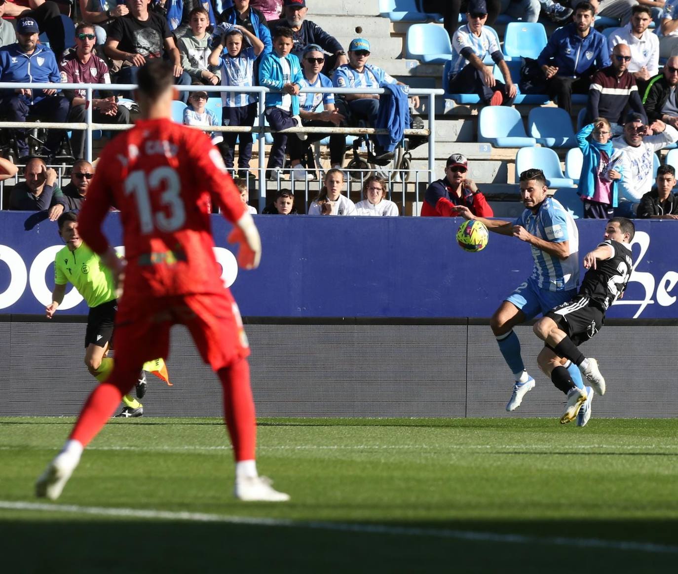 Las mejores imágenes del Málaga- Burgos