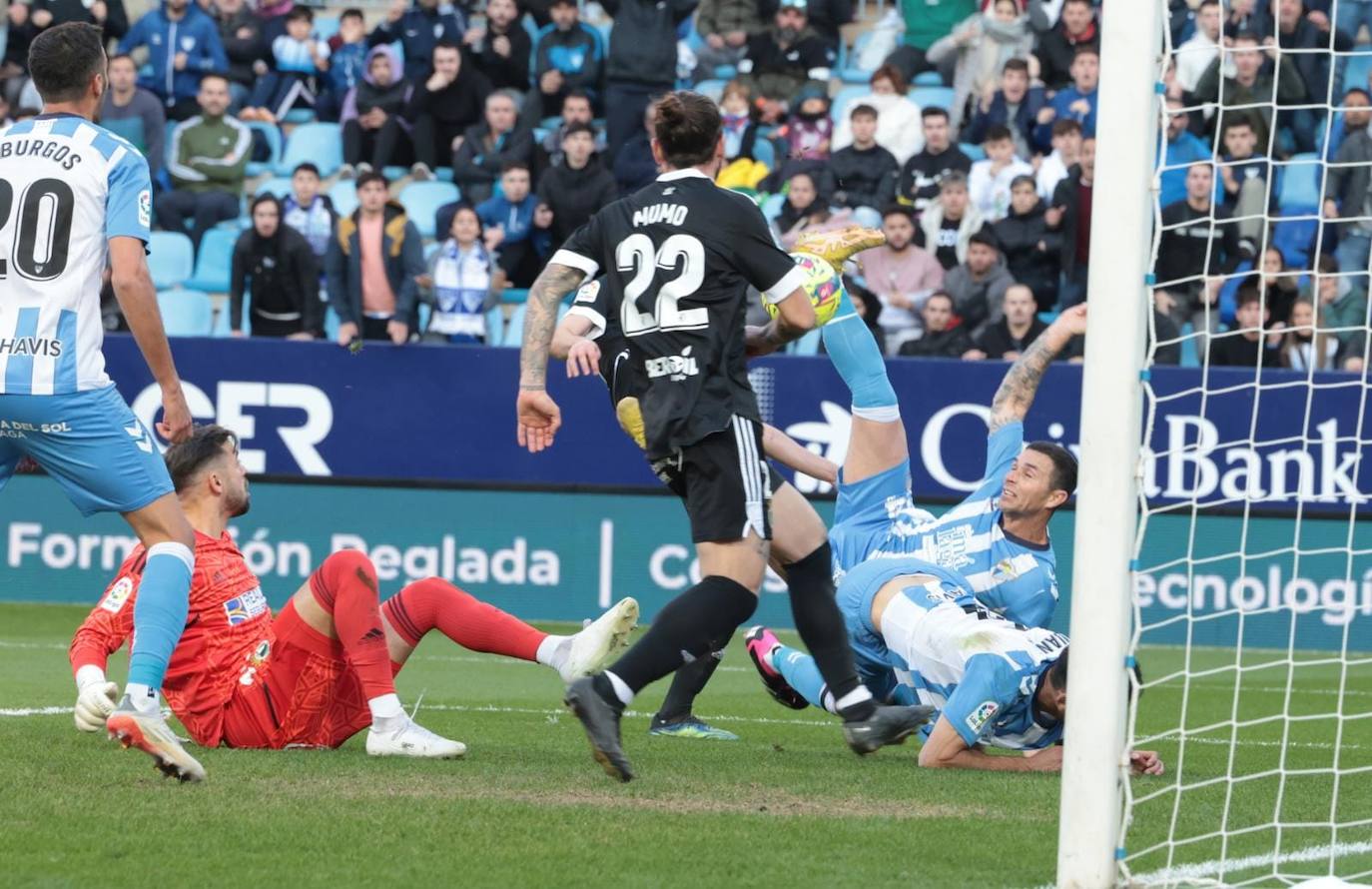 Las mejores imágenes del Málaga- Burgos