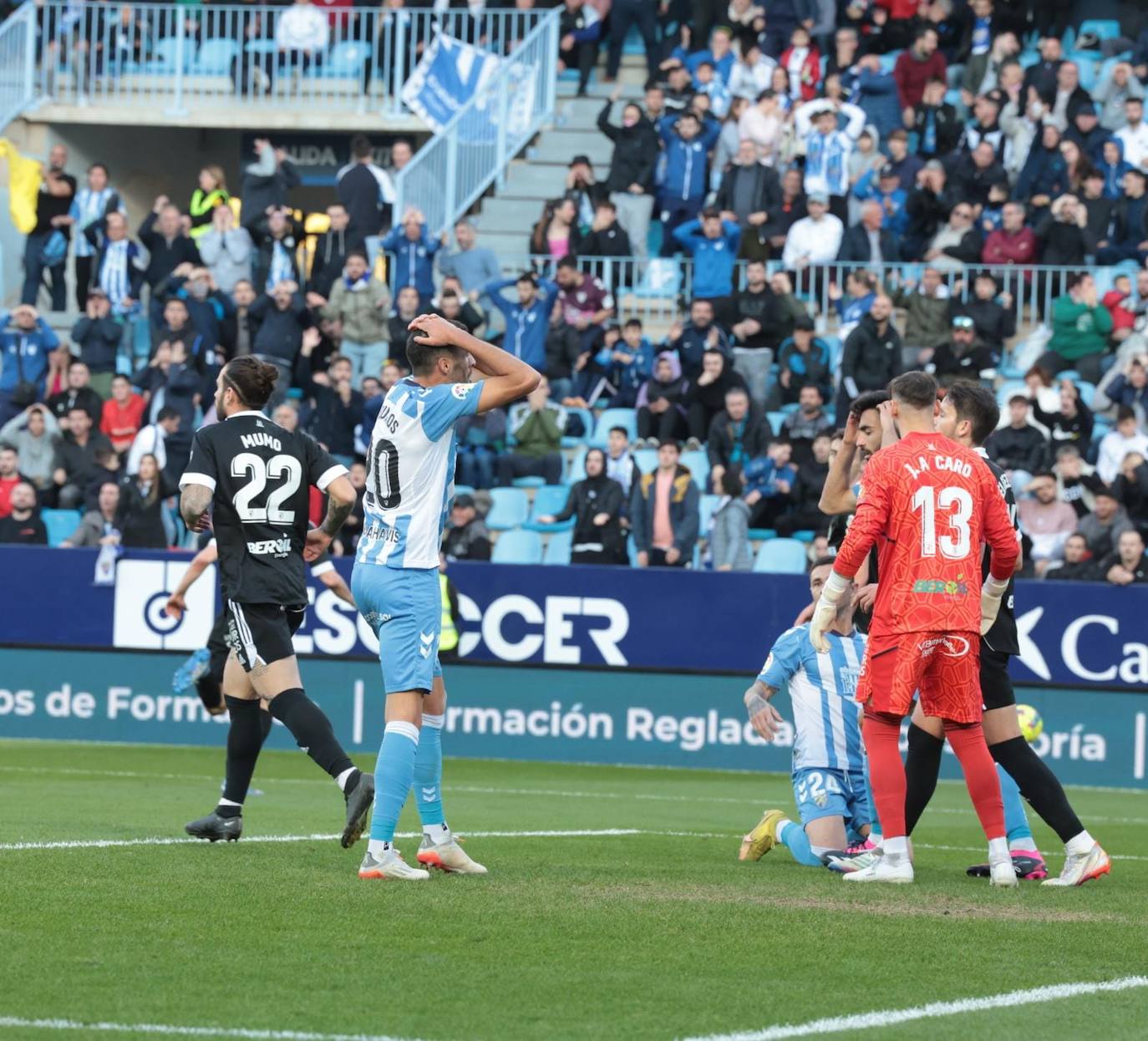 Las mejores imágenes del Málaga- Burgos