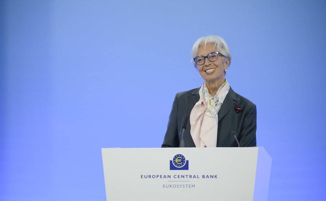 La presidenta del Banco Central Europeo (BCE), Christine Lagarde. 