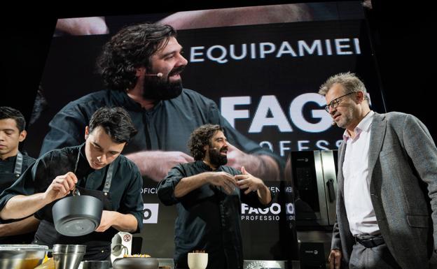 Konstantin Filippou, en su ponencia en Madrid Fusión Alimentos de España. 