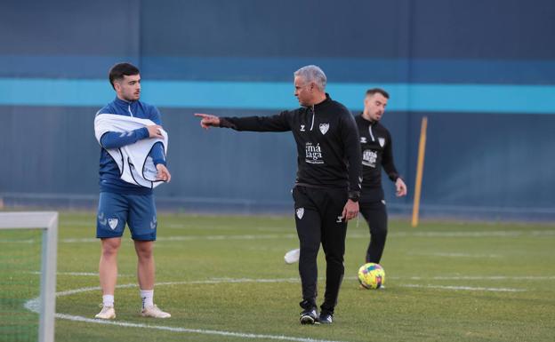 Galería. Primer entrenamiento de Pellicer con el Málaga, este miércoles. 