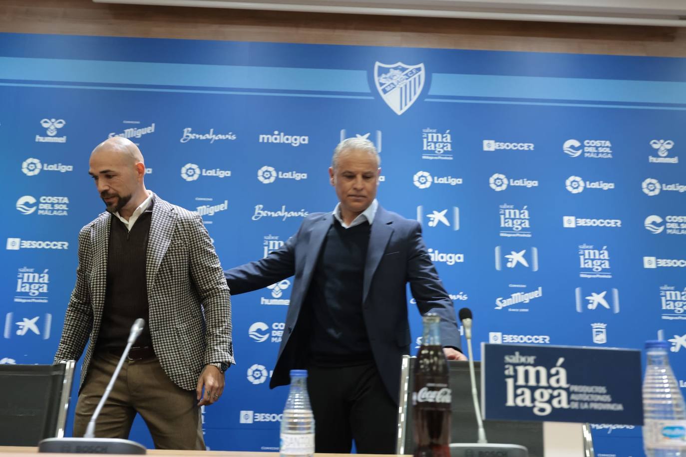 Fotos: La presentación de Pellicer como entrenador del Málaga, en imágenes