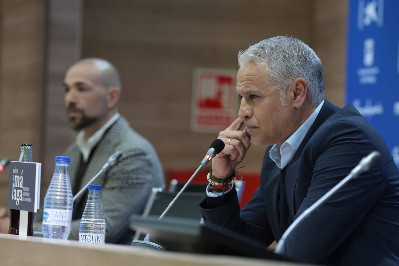 Fotos: La presentación de Pellicer como entrenador del Málaga, en imágenes