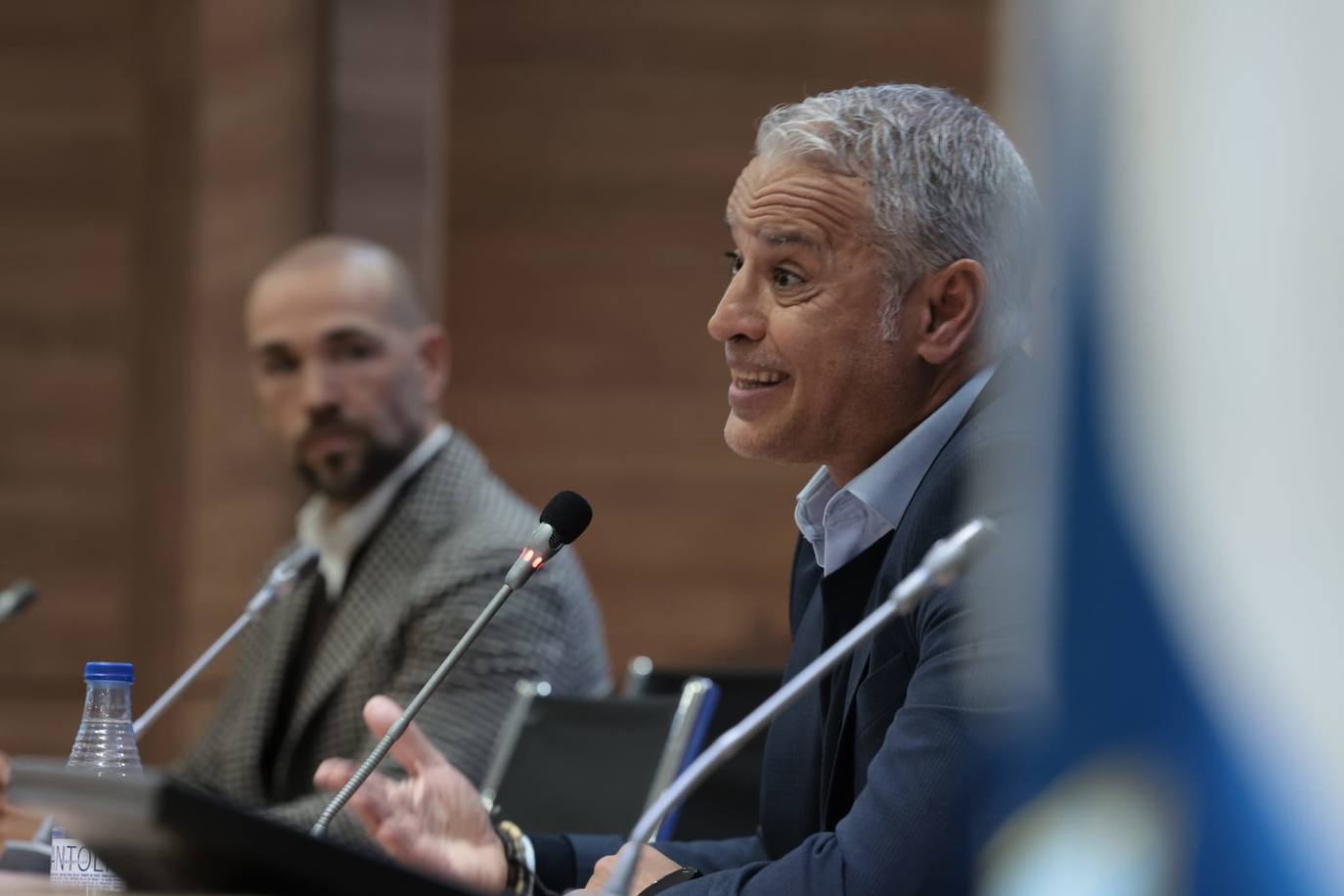 Fotos: La presentación de Pellicer como entrenador del Málaga, en imágenes