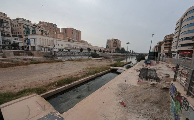 Espacio en el que será colocada la nueva pasarela peatonal. 