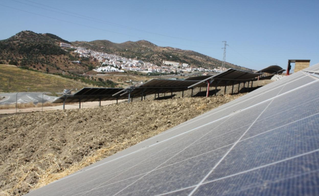 Parque solar fotovoltaico en Casabermeja. 