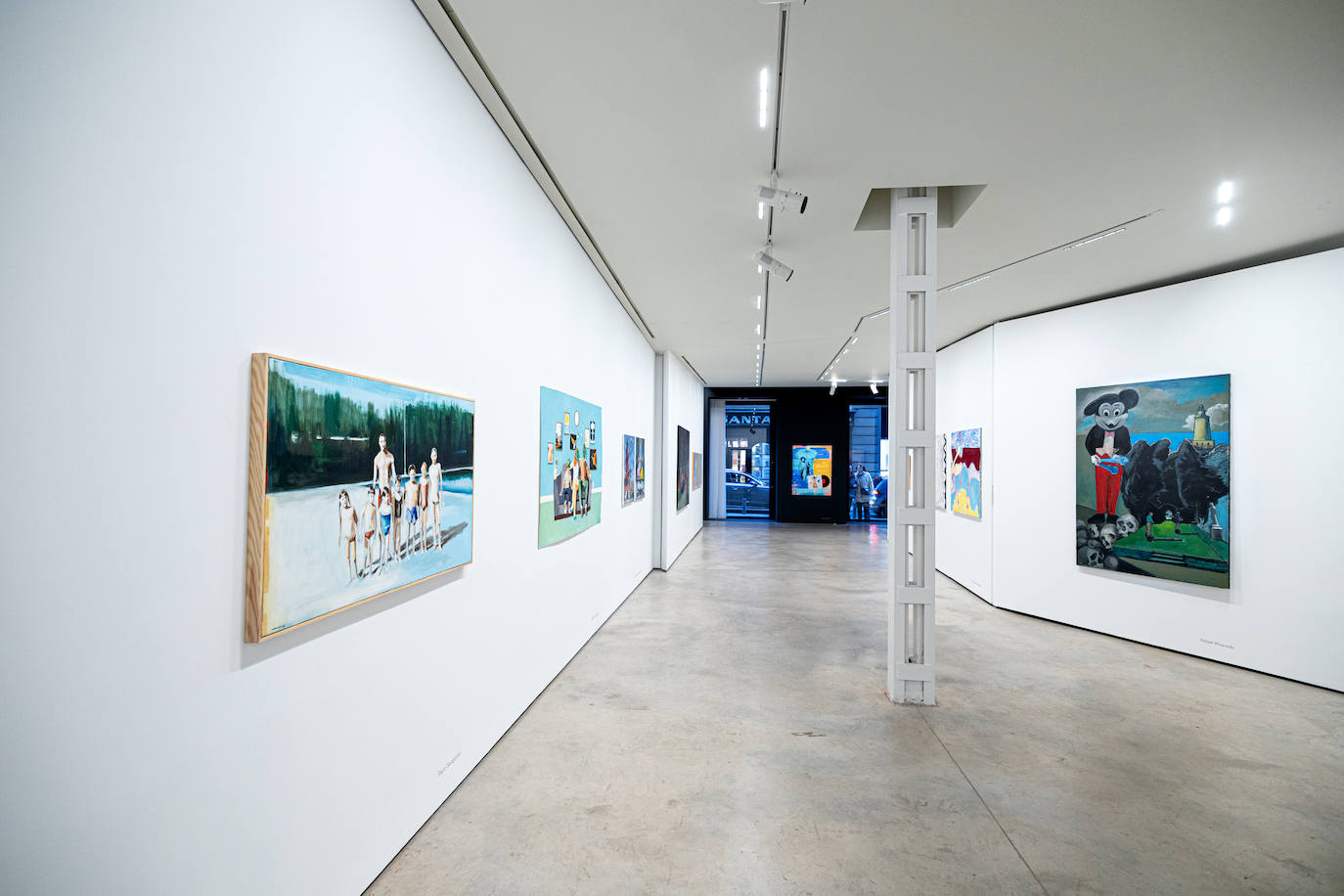 La galería revisa la generación de Alvarado, Ybarra, Lumbreras o Sanguino, que integró la revolución de la pintura figurativa de los 80