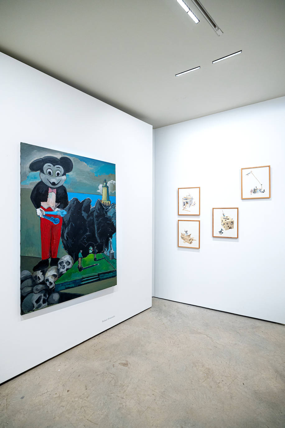 La galería revisa la generación de Alvarado, Ybarra, Lumbreras o Sanguino, que integró la revolución de la pintura figurativa de los 80