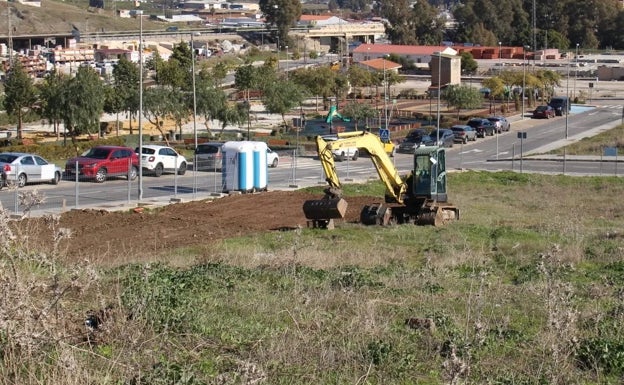 Parcela en la que se construirá el nuevo cuartel de Cártama.
