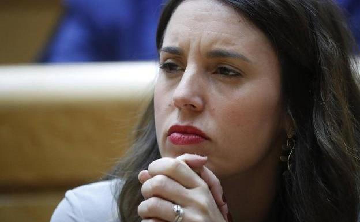 La ministra Irene Montero