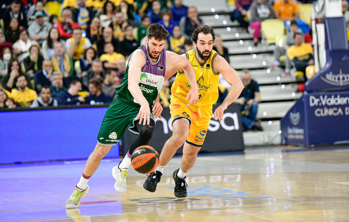 Derrota del Unicaja ante el Gran Canaria (88-70). 