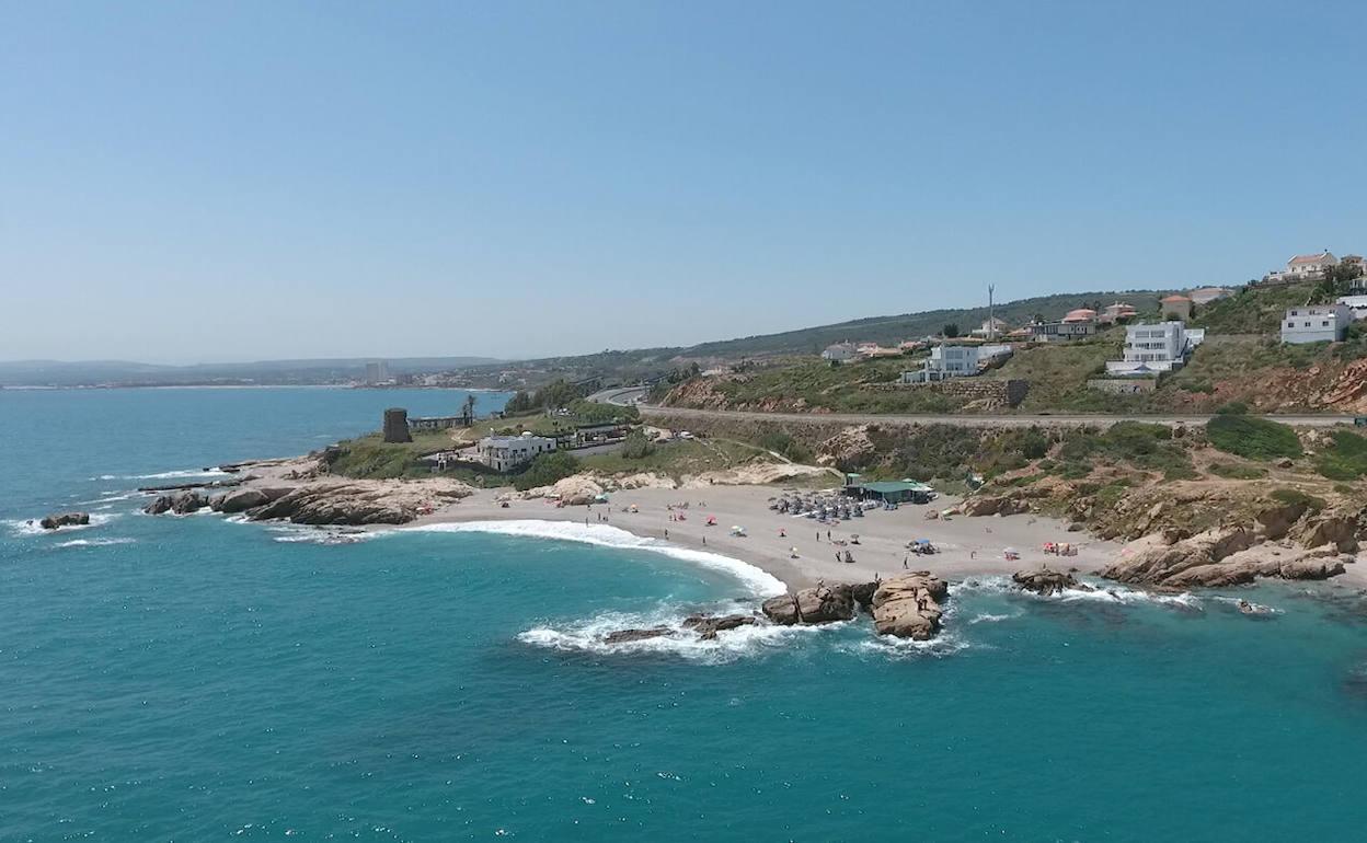 Vista de las playas de Sabinillas. 