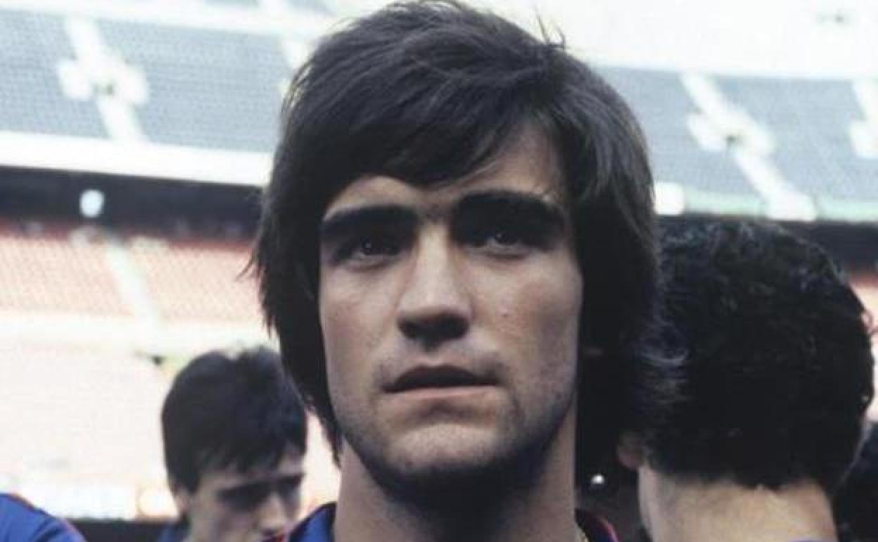 Marcos Alonso, en el Barça que ganó la Liga en la temporada 84-85