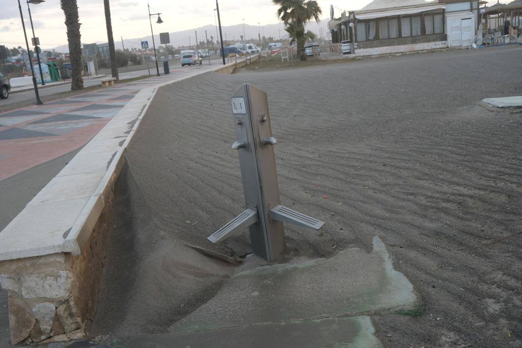 Paseo marítimo de Torremolinos, este sábado.