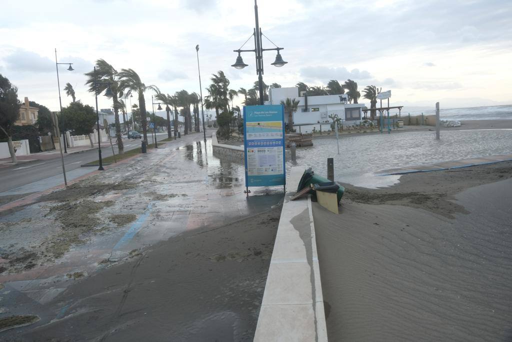 Paseo marítimo de Torremolinos, este sábado.