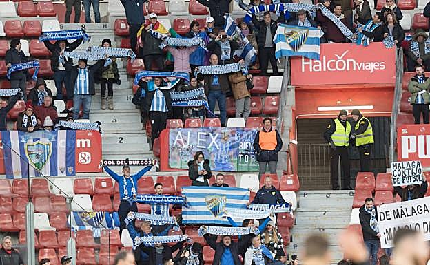 Unos 350 malaguistas se desplazan para apoyar al equipo en Albacete