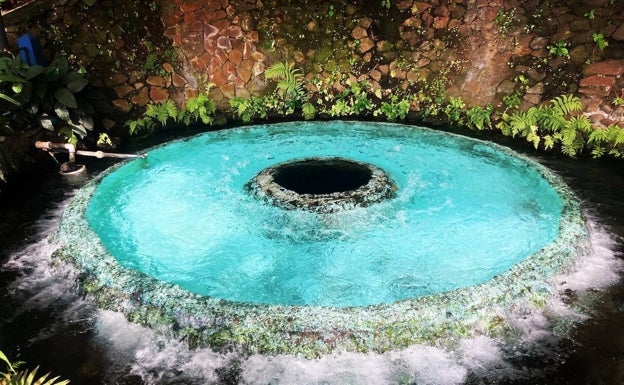El manantial Ojo de Agua. 