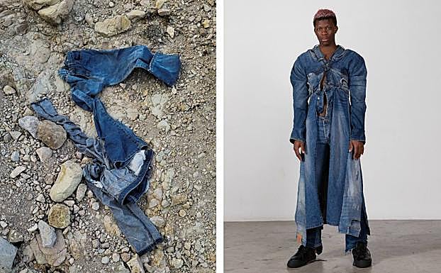 El modelo Mia Gunn con el 'look' Vaquero. 