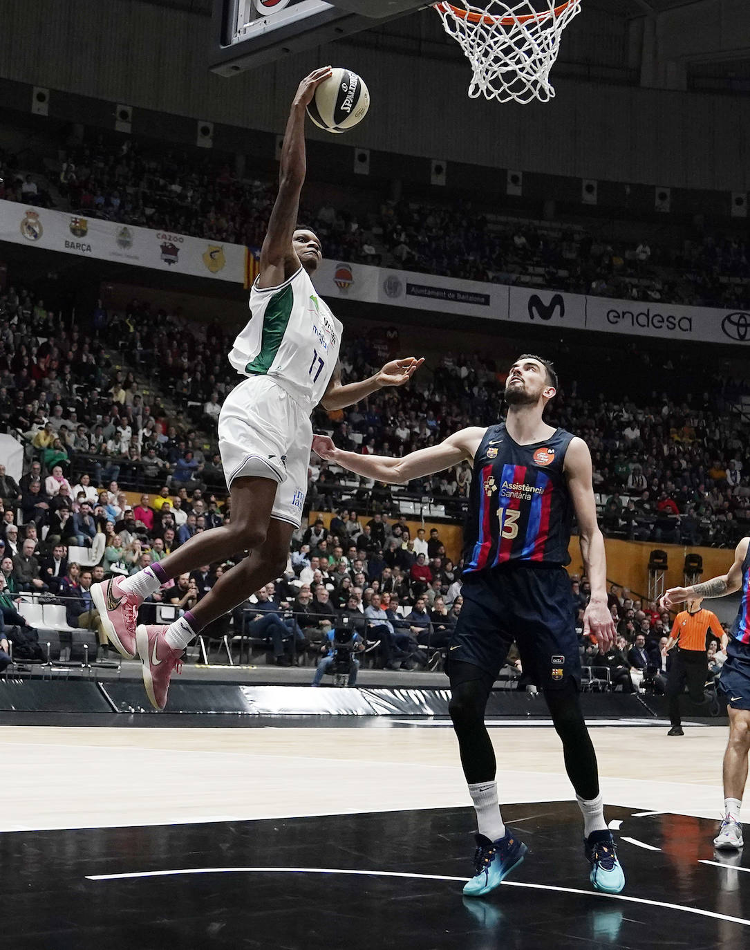 Las mejores fotografías del Barcelona-Unicaja de la Copa del Rey de Baloncesto 2023. 