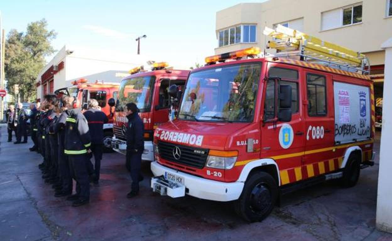 Efectivos del RC de Bomberos, en una imagen de archivo. 