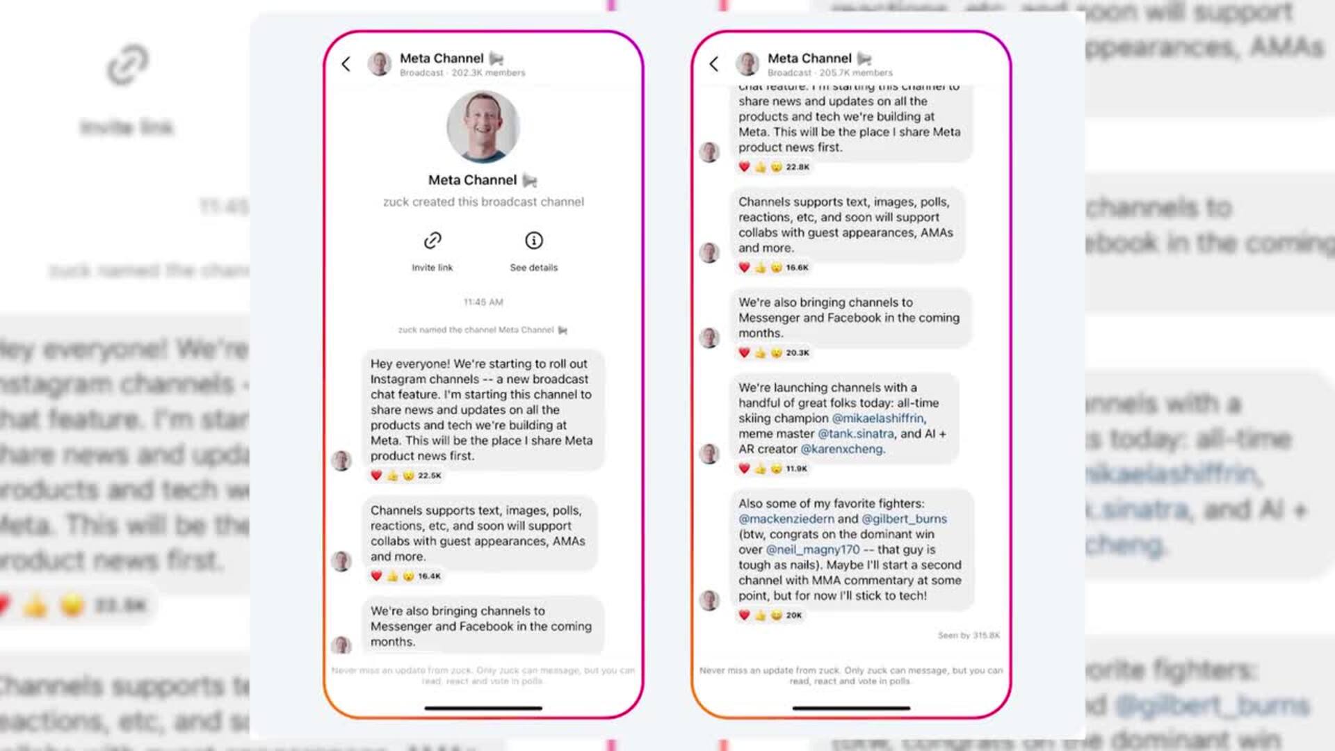 Instagram presenta la función canales de transmisión
