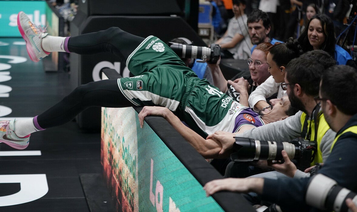 Partido disputado en el Olimpic de Badalona.