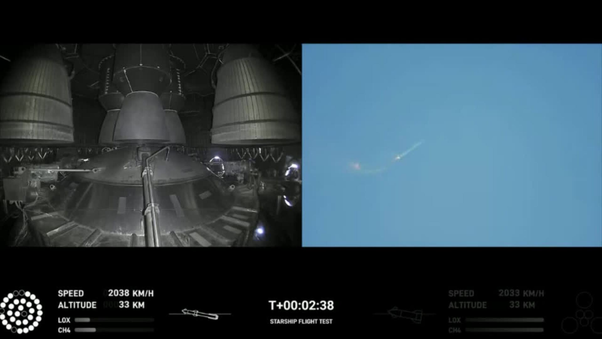 El supercohete Starship explota a los 4 minutos del despegue