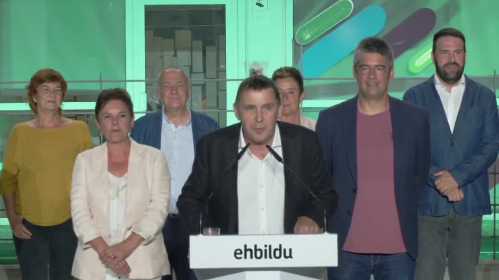 Otegi asegura que el "bloque reaccionario" de PP y Vox no gobernará en ...
