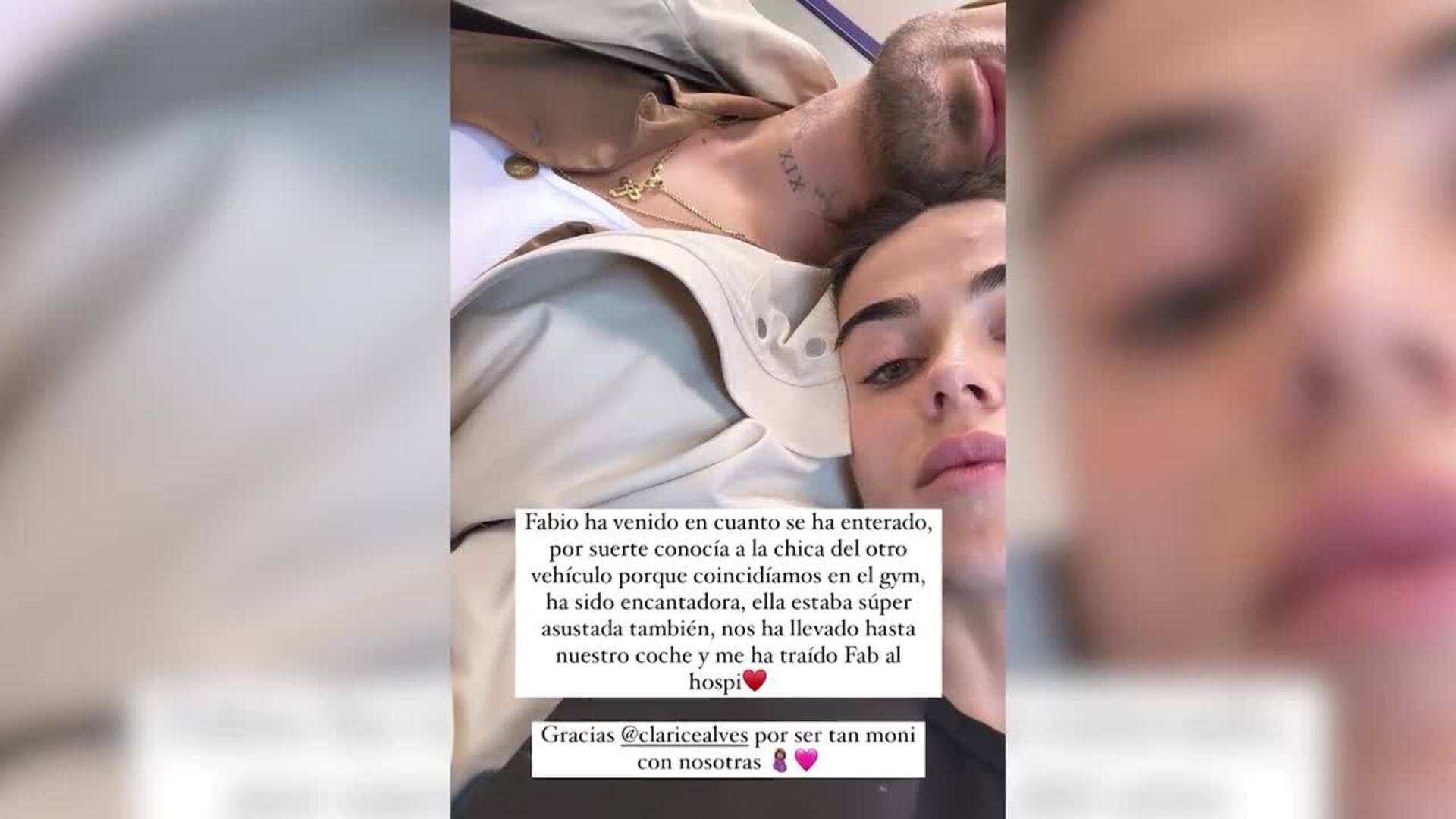 Violeta Mangriñán se sigue recuperando del accidente de coche que sufrió ayer