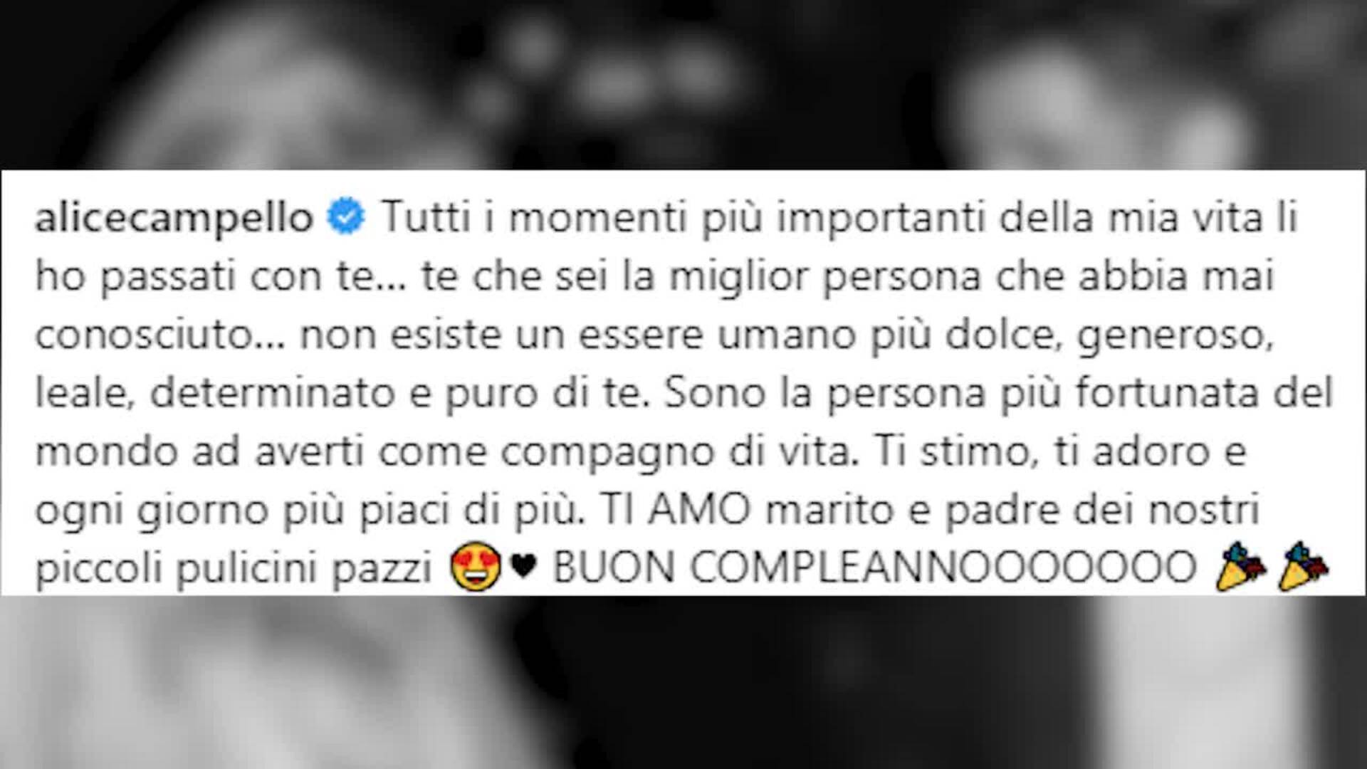Álvaro Morata cumple años y así le felicita Alice Campello: “La mejor persona que conozco