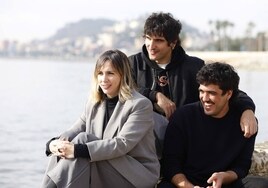 Los tres malagueños nominados a los Goya por la película 'Te estoy amando locamente'.