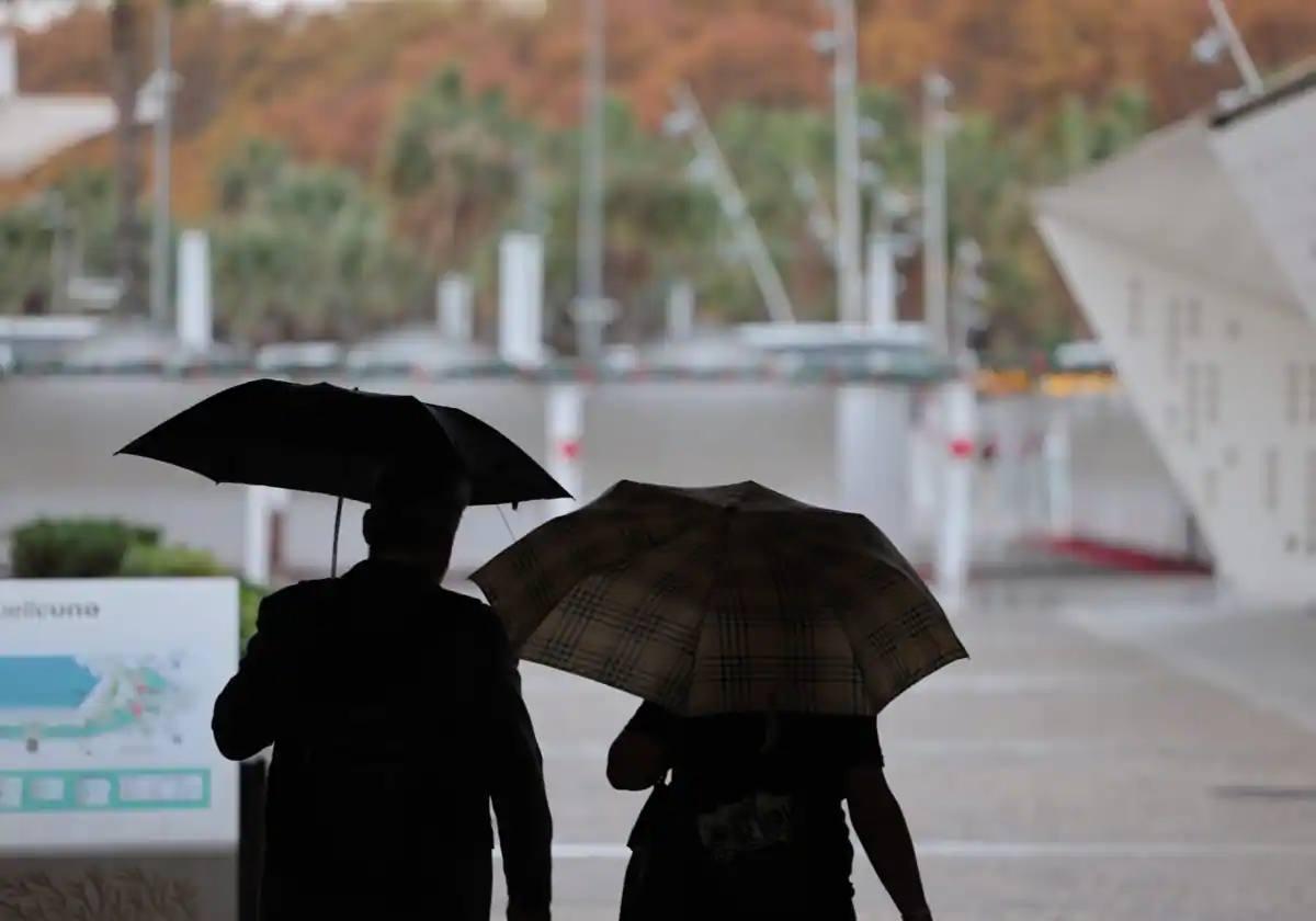 Esta es la probabilidad de que llueva en Málaga esta semana: las horas clave