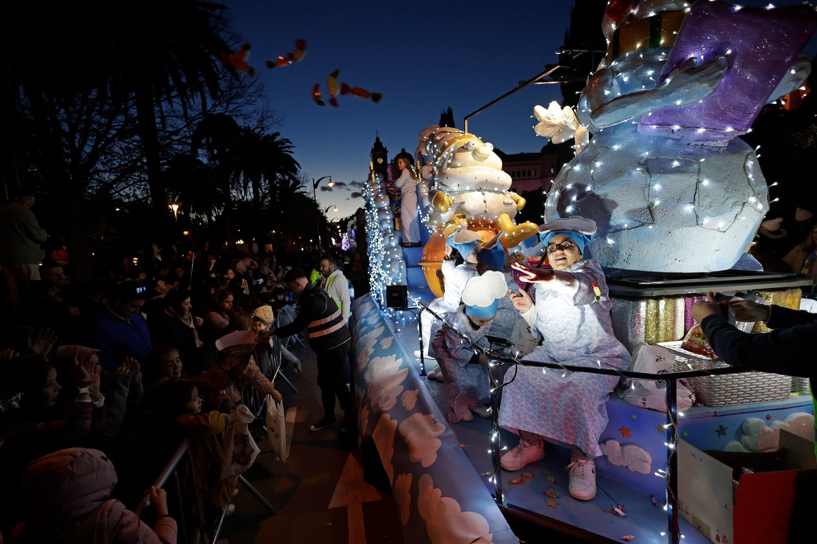 La Cabalgata de los Reyes Magos en Málaga 2024, en fotos