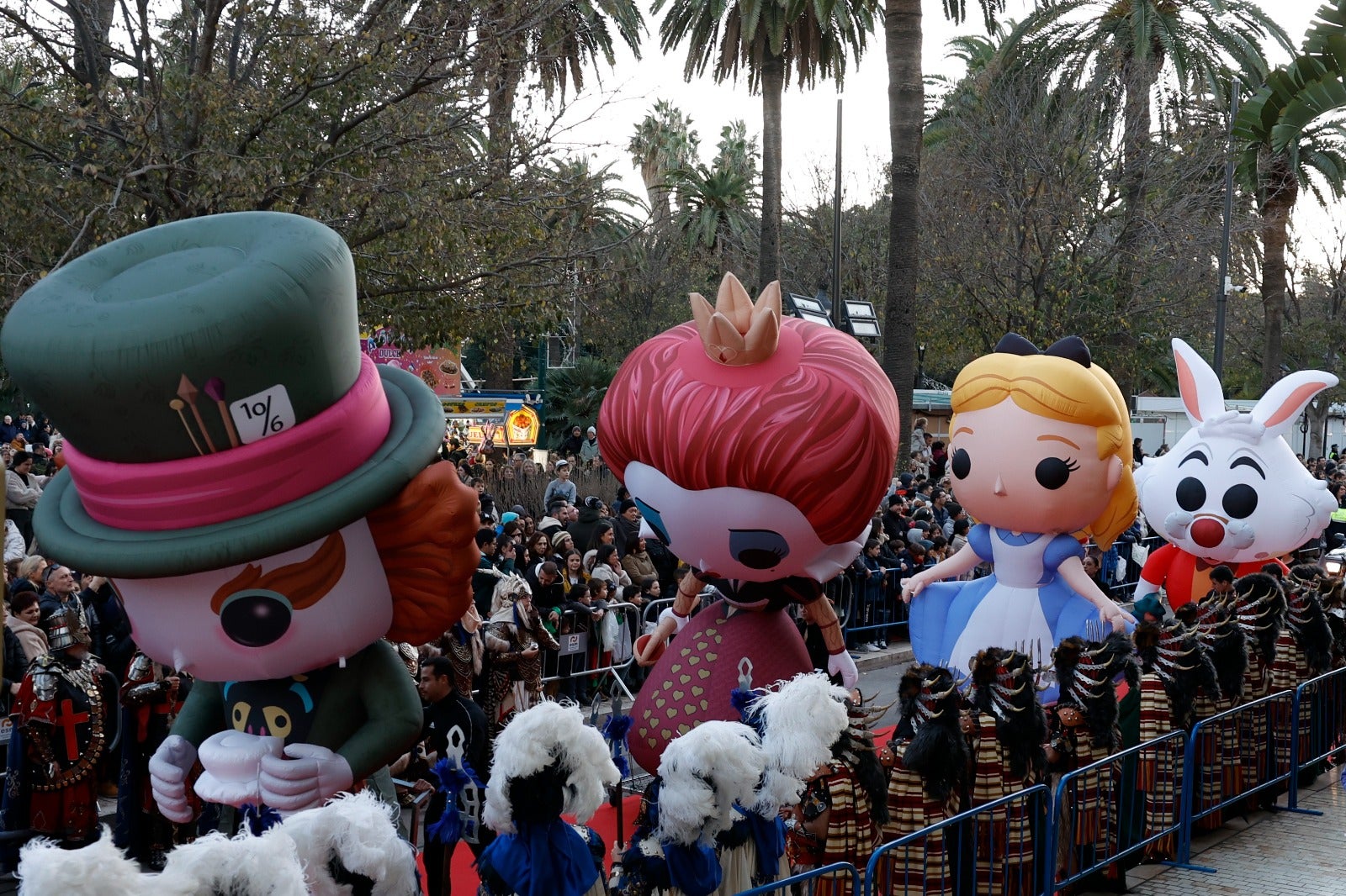 La Cabalgata de los Reyes Magos en Málaga 2024, en fotos