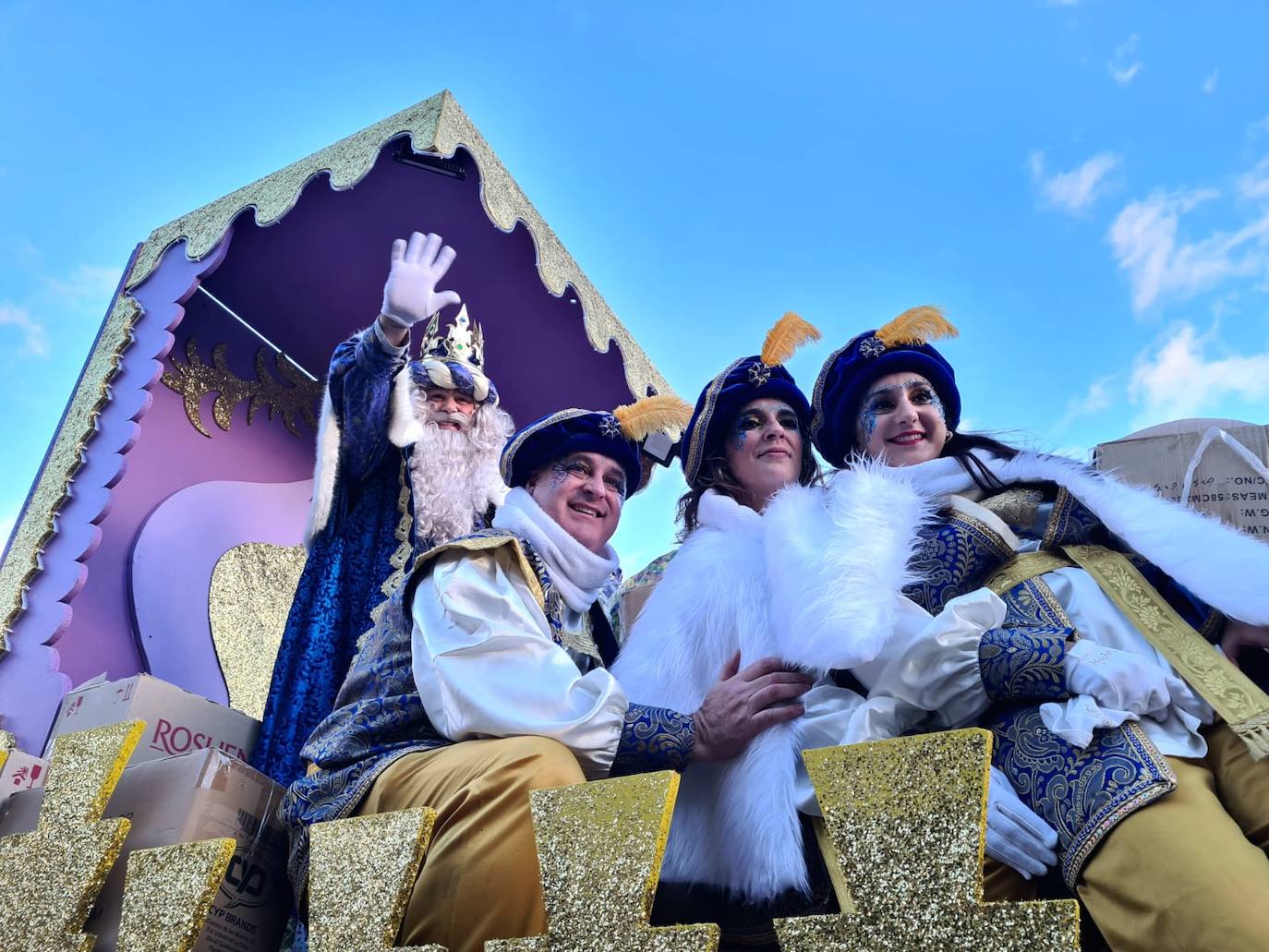 Los Reyes Magos, en su visita a Ronda