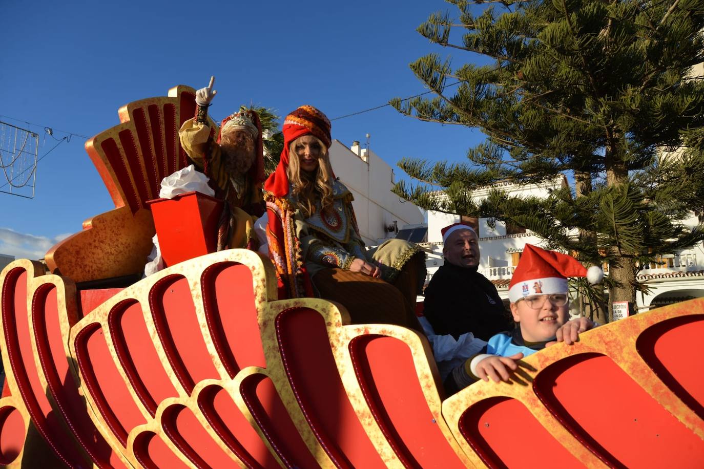 Melchor, Gaspar y Baltasar, a su paso por Torrox