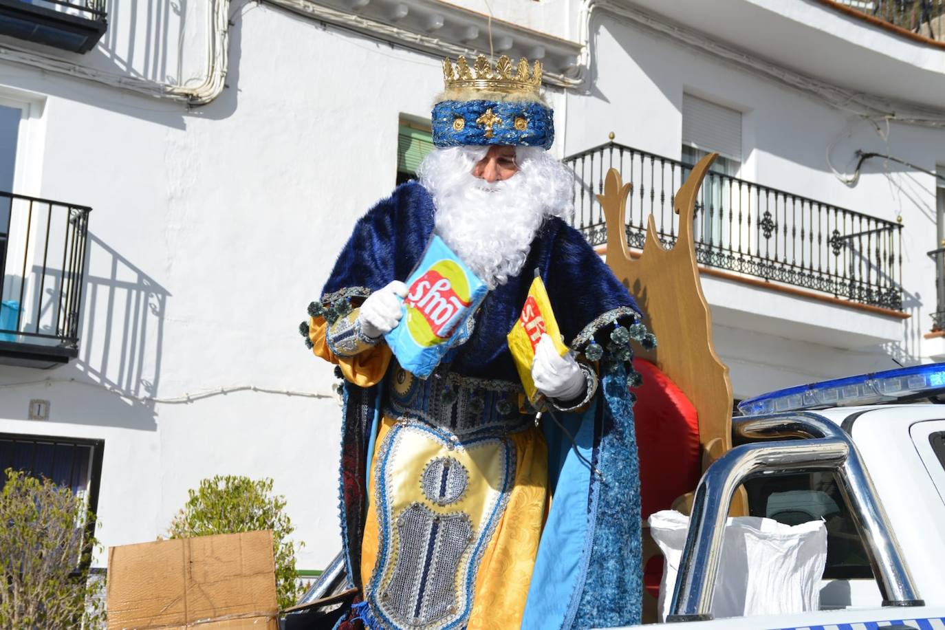 Melchor, Gaspar y Baltasar, a su paso por Torrox