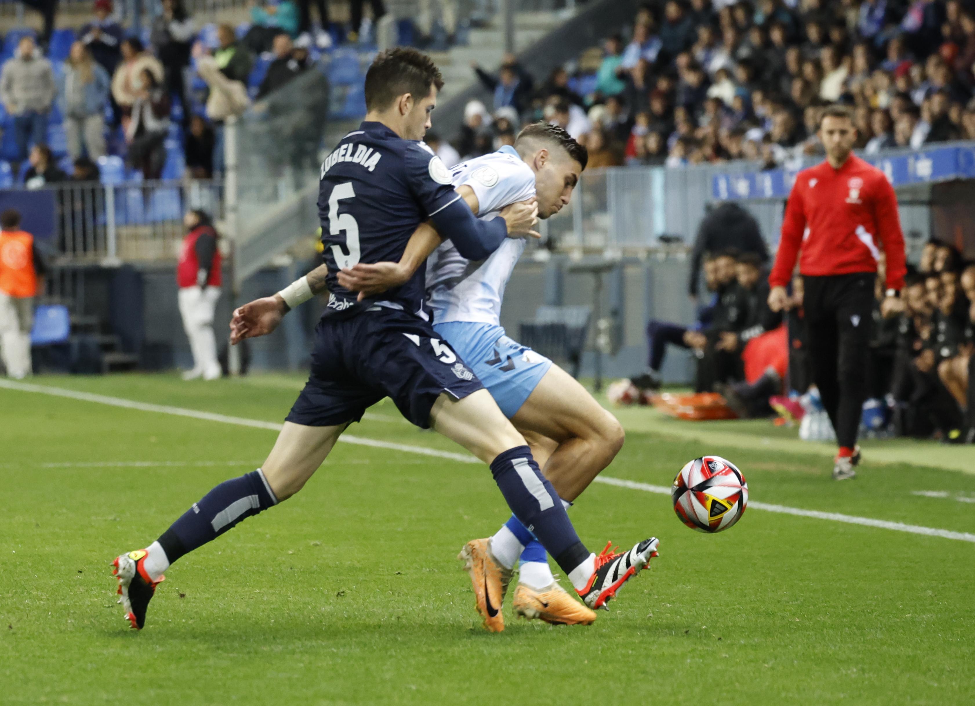 Las mejores imágenes del Málaga - Real Sociedad en La Rosaleda