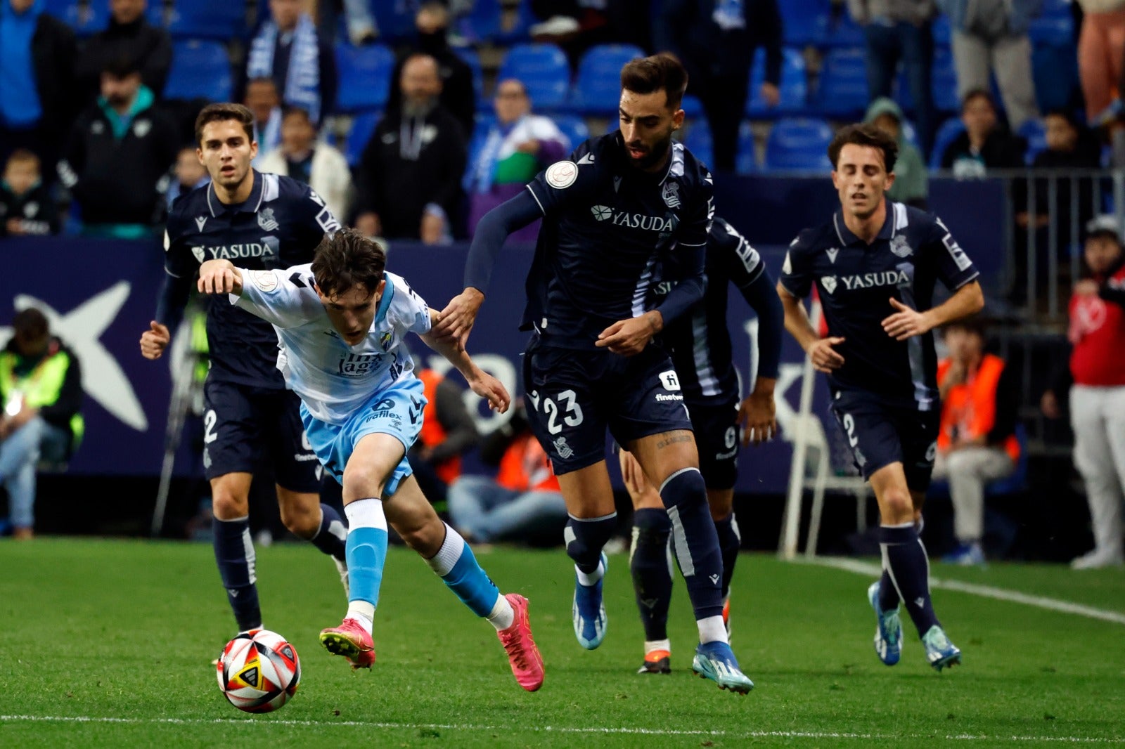 Las mejores imágenes del Málaga - Real Sociedad en La Rosaleda