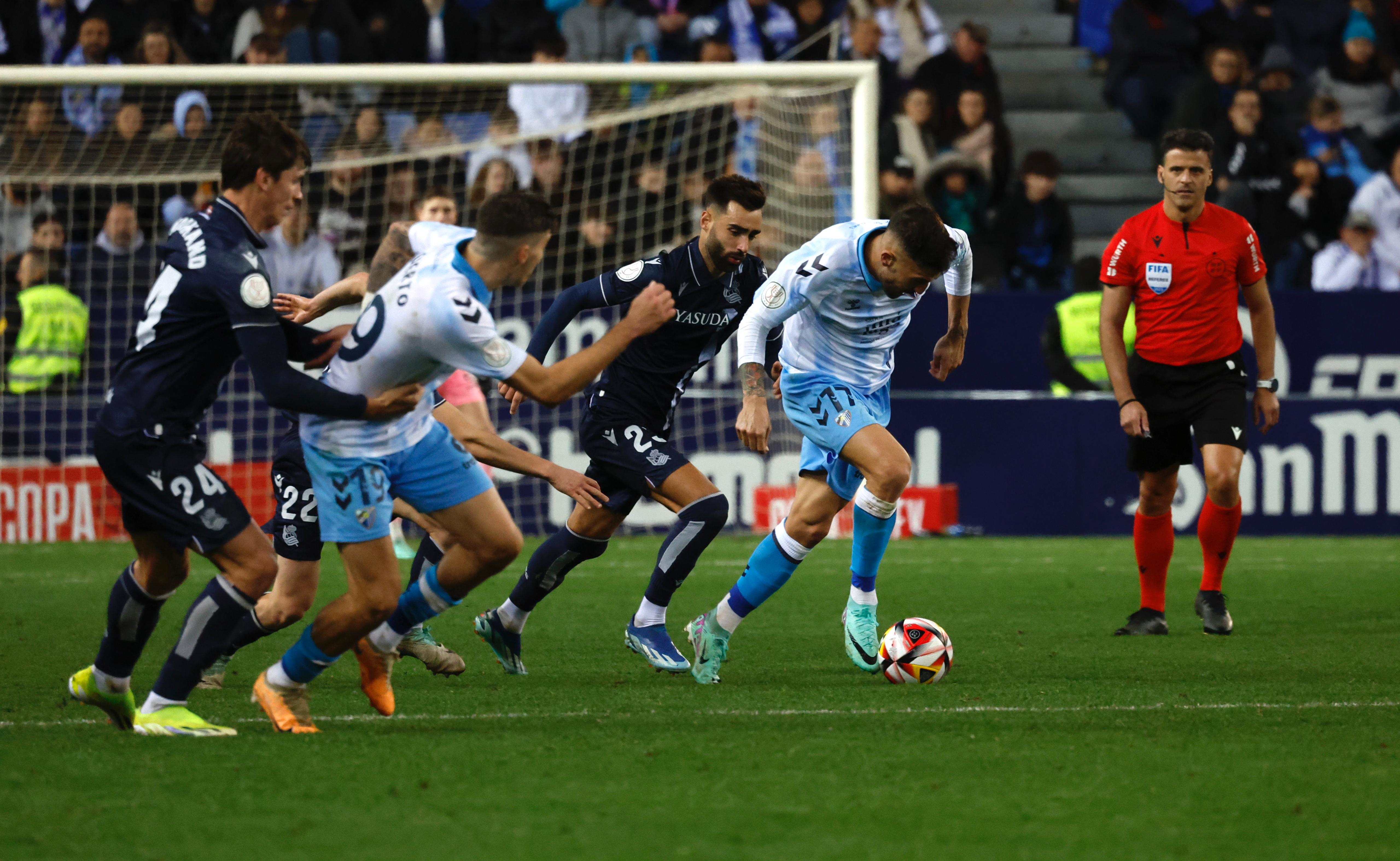 Las mejores imágenes del Málaga - Real Sociedad en La Rosaleda