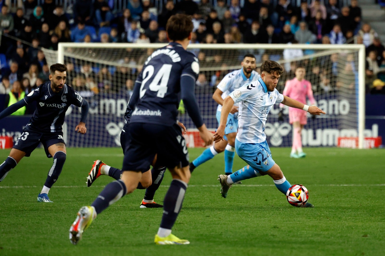 Las mejores imágenes del Málaga - Real Sociedad en La Rosaleda