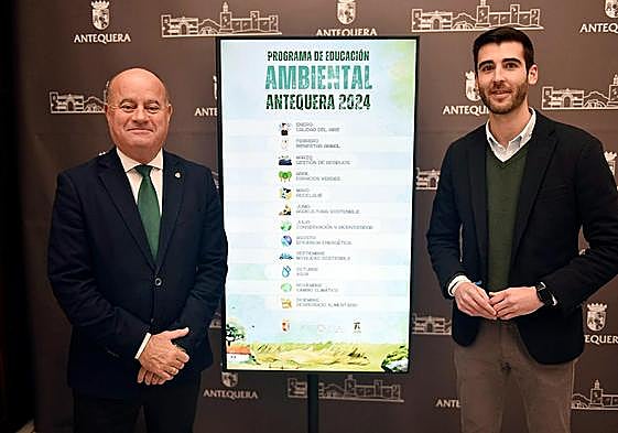 El alcalde Manuel Barón y el concejal José Manuel Fernández piden la participación de los vecinos y colectivos