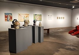 Imagen de la exposición que puede verse desde este jueves en el Museo de Nerja.