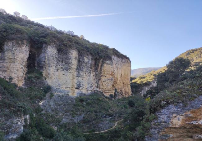 La geología es lo más espectacular de esta ruta