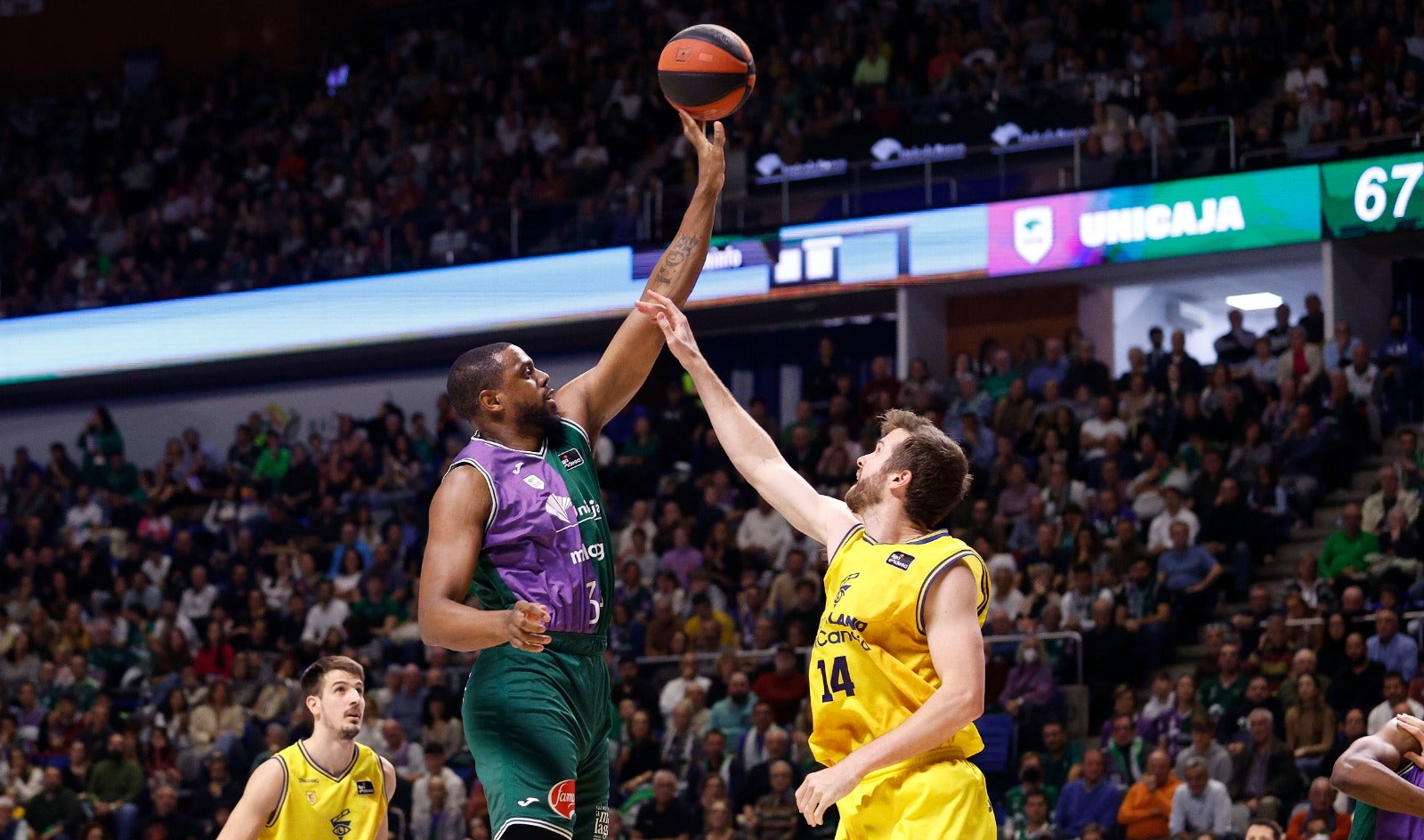 Las mejores imágenes del Unicaja-Gran Canaria