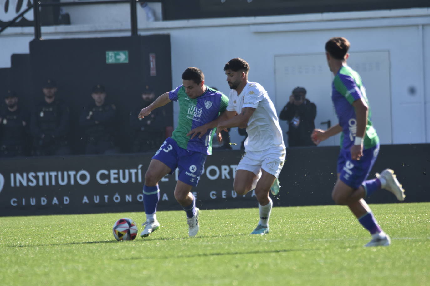 La dura derrota del Málaga en Ceuta, en imágenes