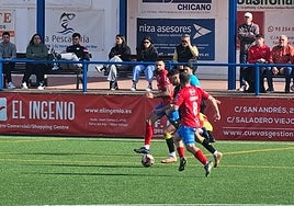 Imagen del encuentro entre el Torre del Mar y el Almería B.